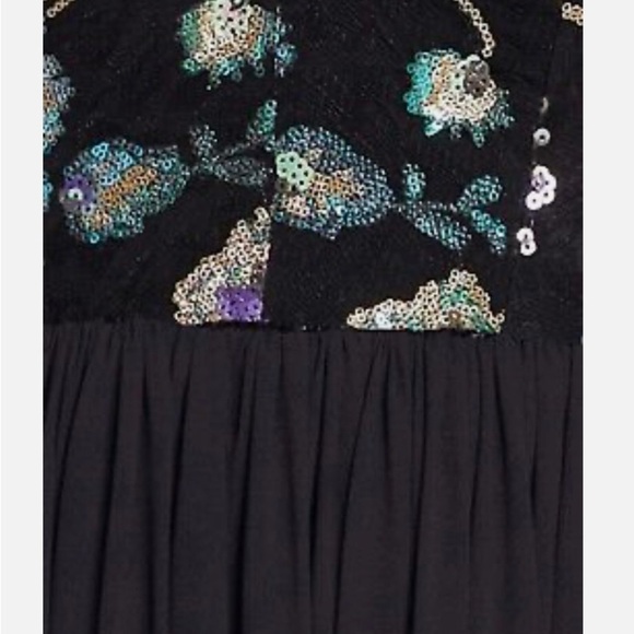 Dress the Population Sequence Bodice Gown Small - Picture 6 of 10